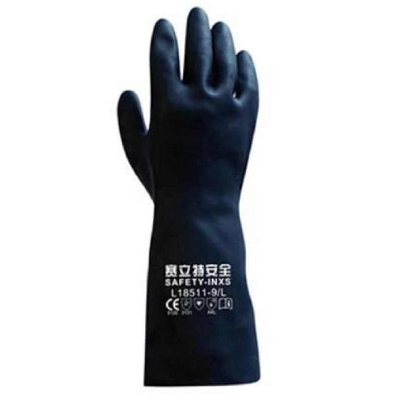 賽立特L18511-10氯丁橡膠防化手套圖片3