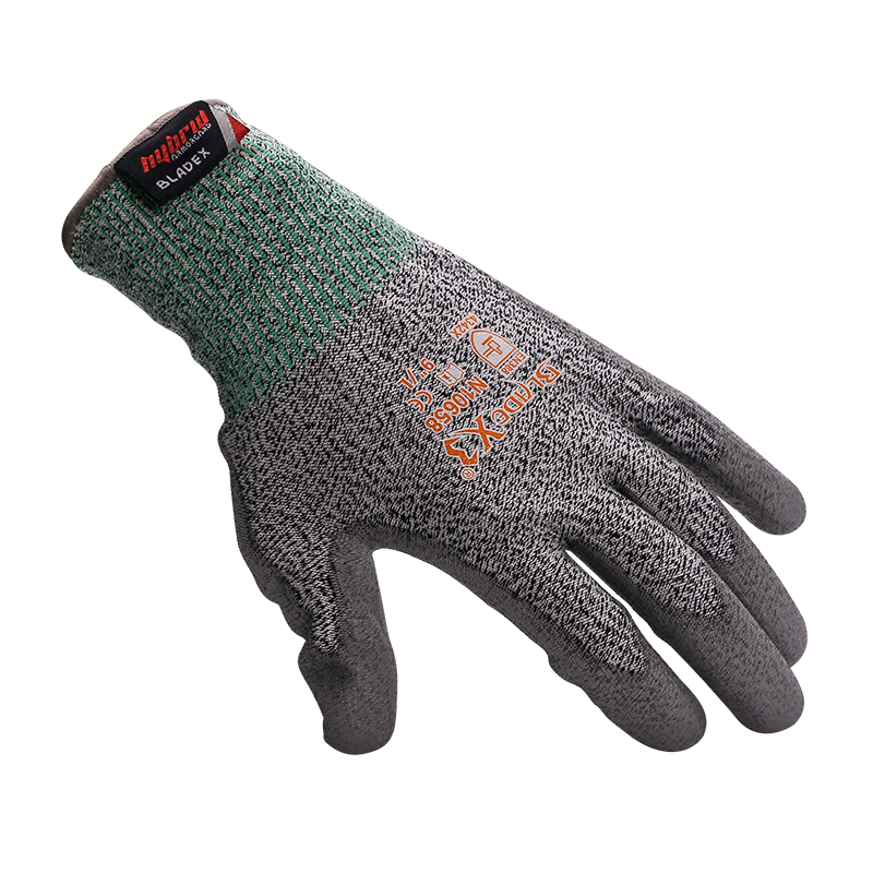 賽立特N10658-10PU涂層3級防割手套圖片3