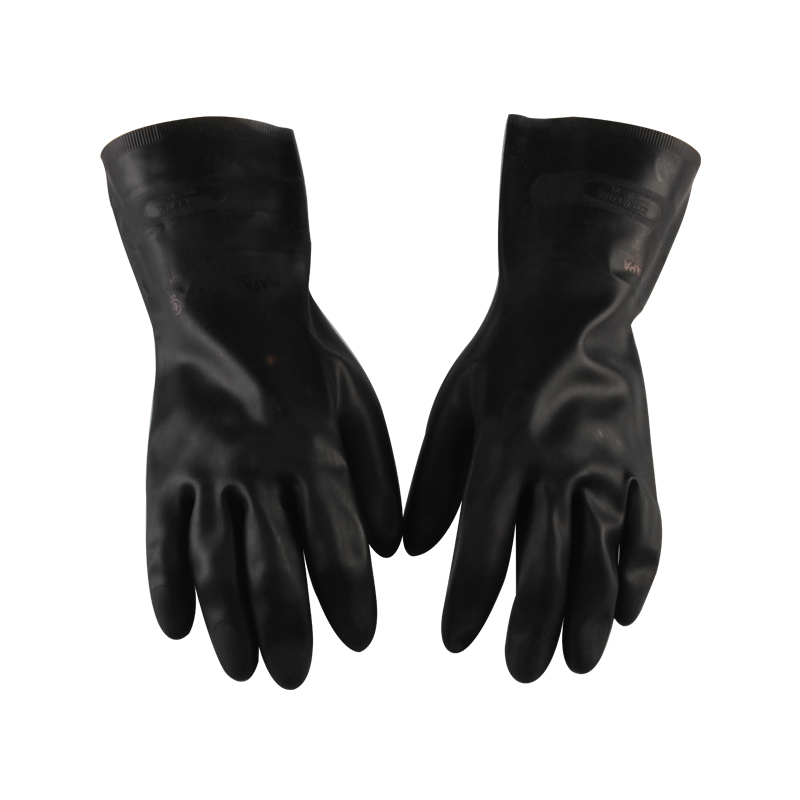 MAPA Technic401-9氯丁橡膠植絨防化手套圖片1 MAPA Technic401-9氯丁橡膠植絨防化手套圖片1