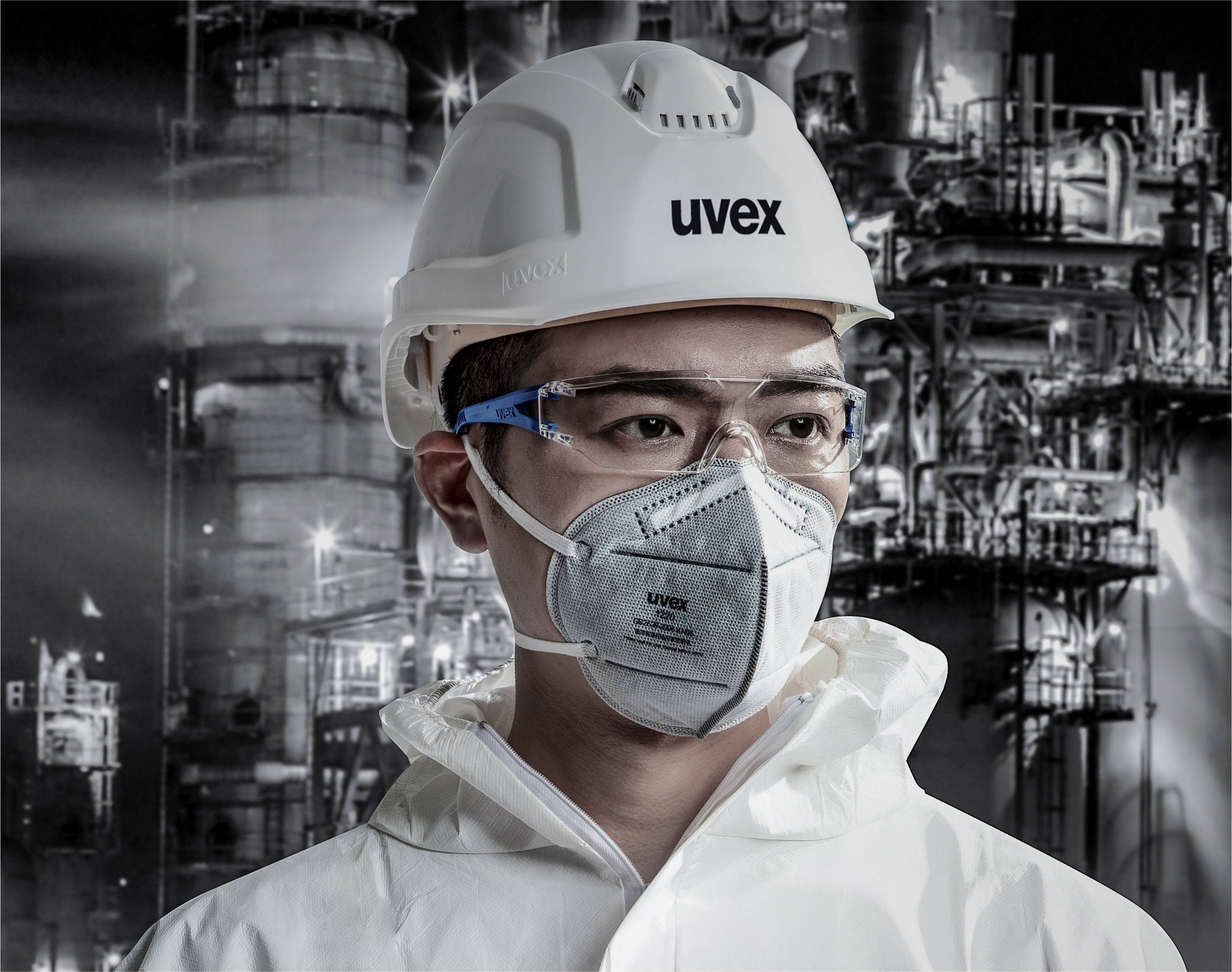 UVEX優唯斯9065129防刮擦防霧防護眼鏡圖片1