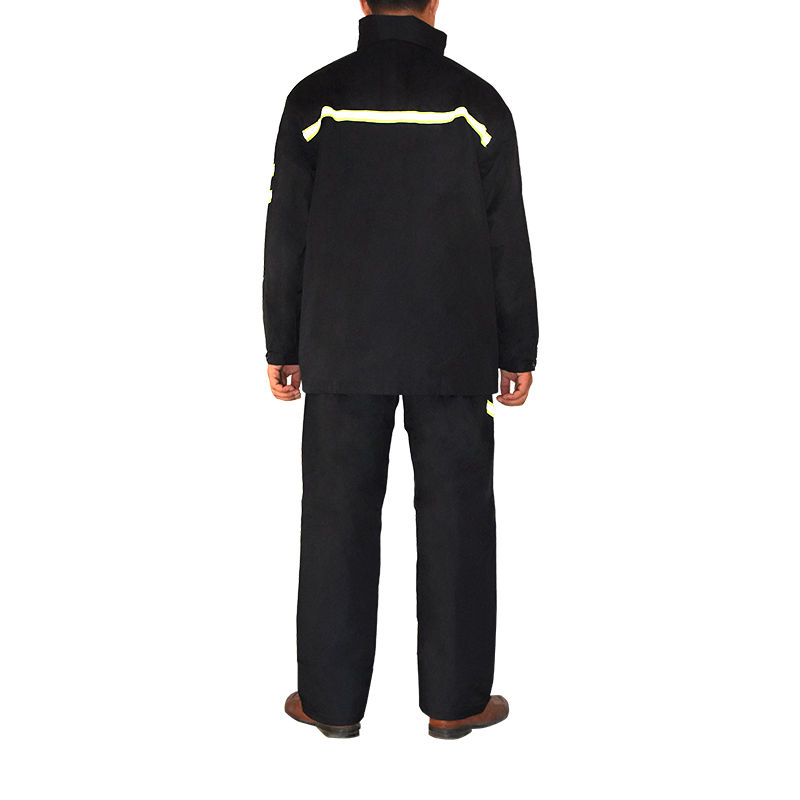 天堂T071B帶反光條雙層套裝分體透氣雨衣圖片3