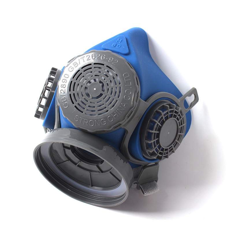 思創ST-M60G-2B單罐半面罩防毒面具圖片1