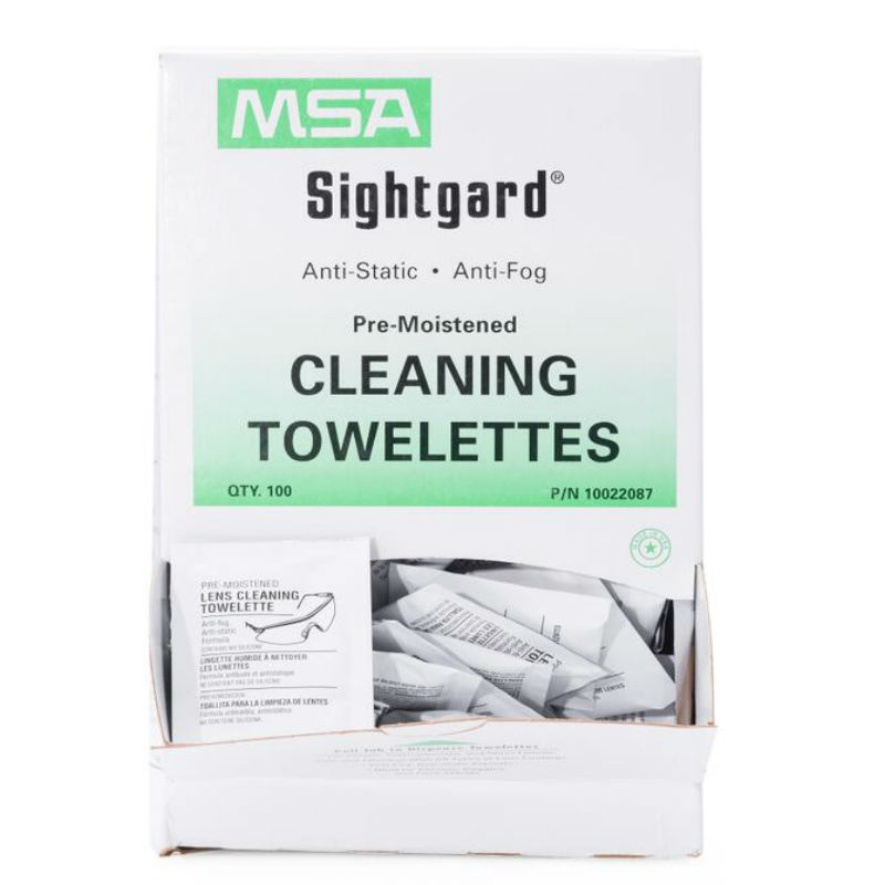 梅思安10022871防毒面具清洗濕巾圖片1