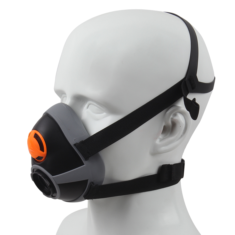 代爾塔105011半面罩防毒面具M(jìn)6300單濾盒防毒面罩本體圖片4