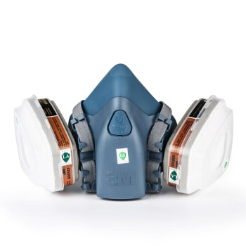 3M7502+6005防有機(jī)氣體及甲醛防毒面具圖片4
