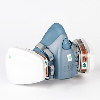 3M7502+6005防有機(jī)氣體及甲醛防毒面具圖片3