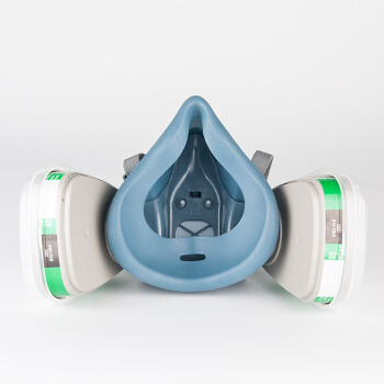 3M7502+6004防氨氣甲胺防毒面具圖片2