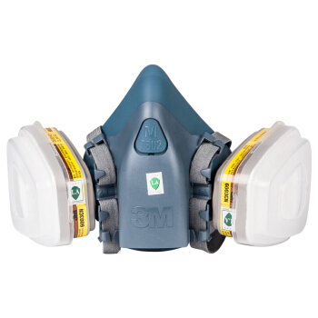3M7502+6003防有機及酸性氣體防毒面具圖片1