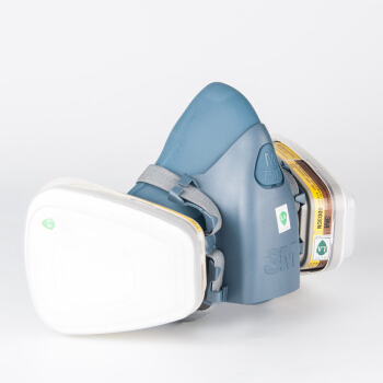 3M7502+6003防有機及酸性氣體防毒面具圖片3