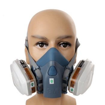 3M7502+6001防有機氣體防毒面具圖片1