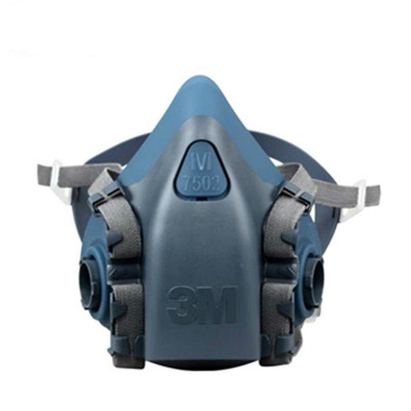 3M7501硅膠半面罩防毒面具圖片2