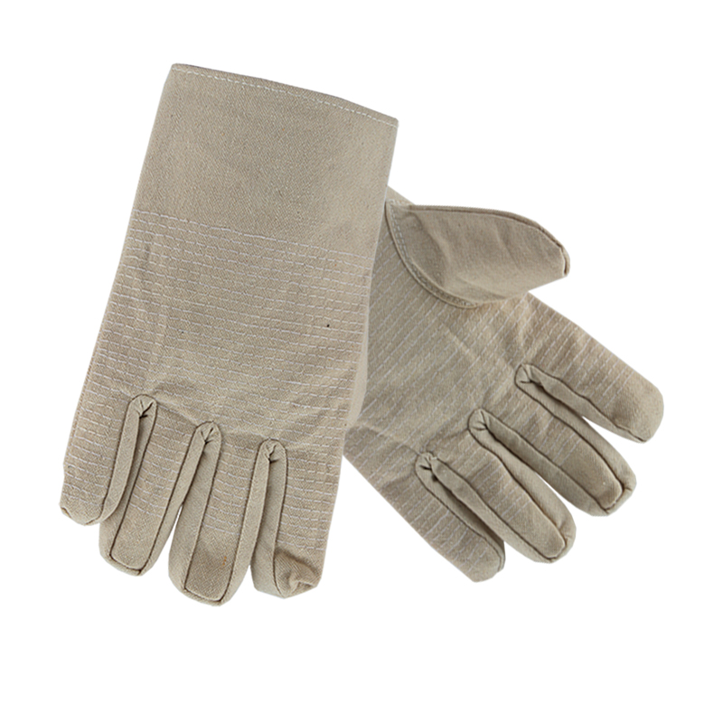 君御7324黃甲24道線帆布手套圖片2