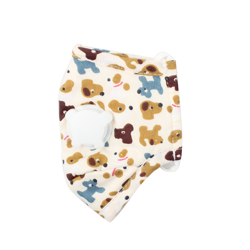 藍星棉布帶閥兒童口罩圖片1