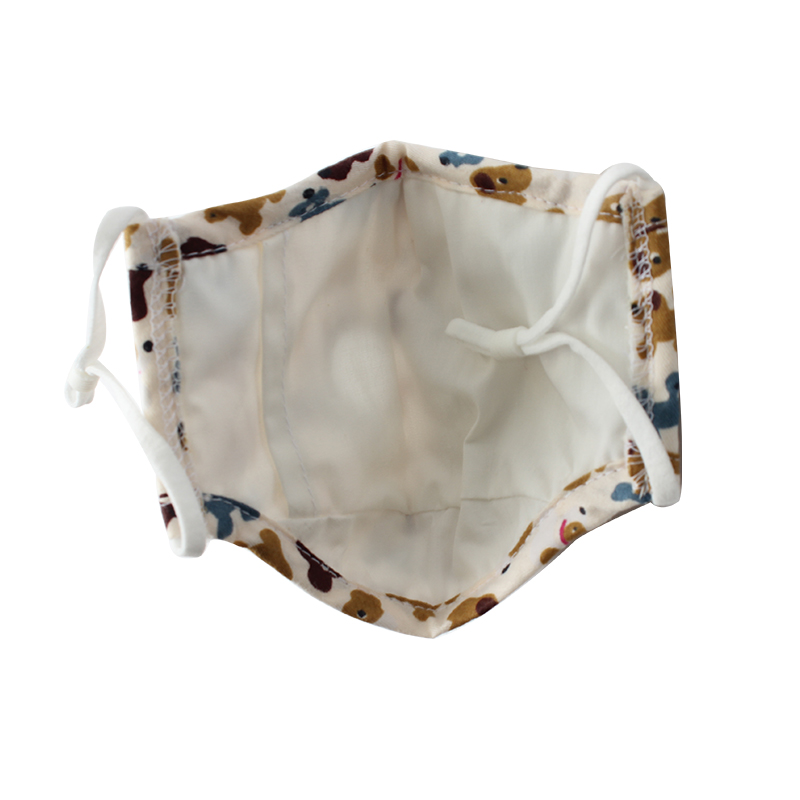 藍星棉布帶閥兒童口罩圖片3