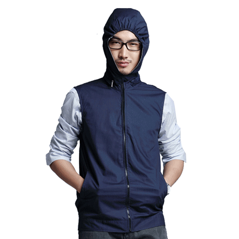 銀珊瑚SHD011-1帶帽防輻射馬甲圖片1 銀珊瑚SHD011-1帶帽防輻射馬甲圖片1