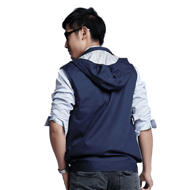 銀珊瑚SHD011-1帶帽防輻射馬甲圖片3 銀珊瑚SHD011-1帶帽防輻射馬甲圖片3