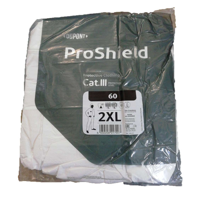 杜邦ProShield60 P6127SWH00防護服白色D級防塵防護服圖片3