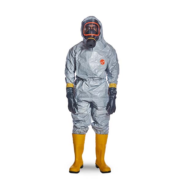 杜邦Tychem6000F face seal防化服C級化學(xué)防護(hù)服TF611T圖片1