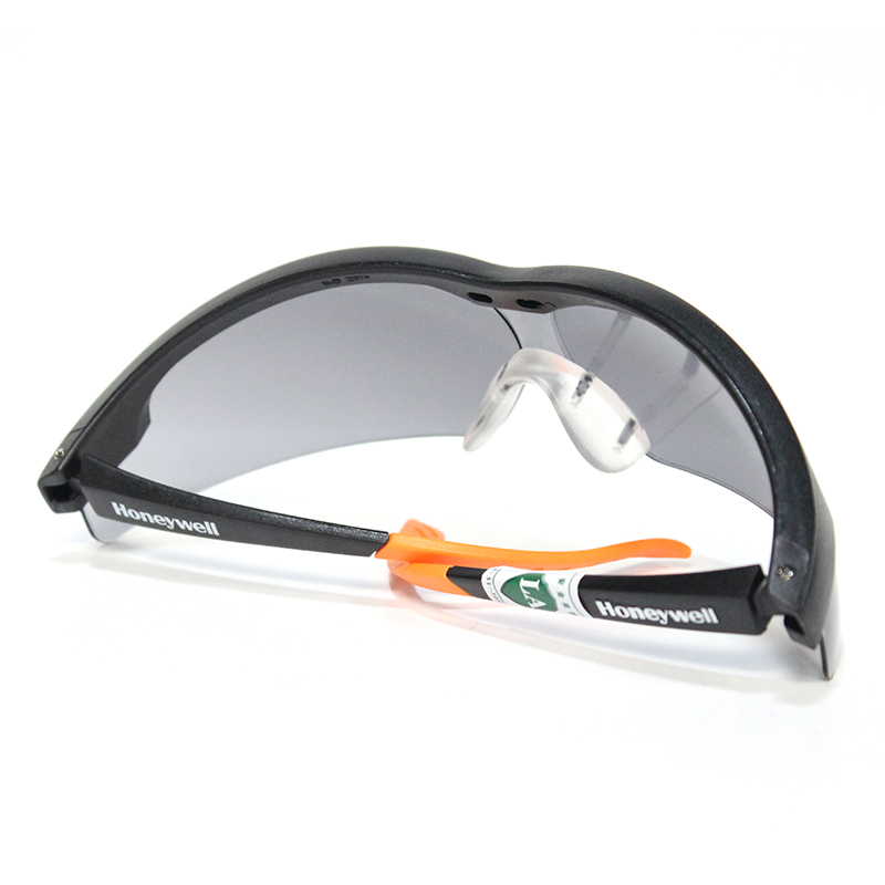 霍尼韋爾110111 S600A防沖擊防刮擦防霧防護(hù)眼鏡灰色鏡片圖片1
