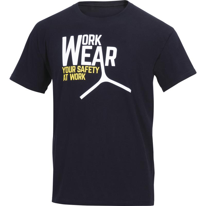 代爾塔405430黑色短袖圓領T恤圖片1