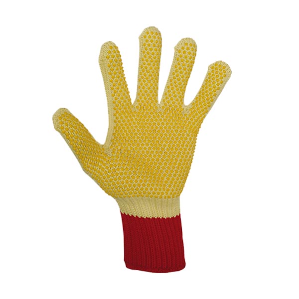 雷克蘭22-1601芳綸PVC點塑防割手套圖片1