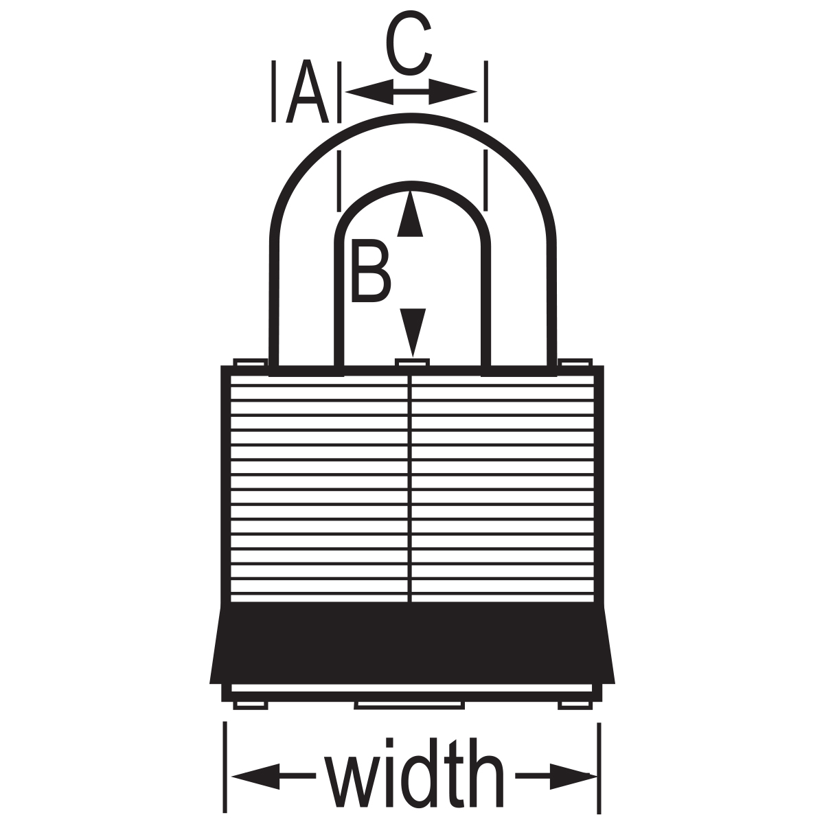 瑪斯特鎖3MCNLHRED鋼千層鎖圖片6