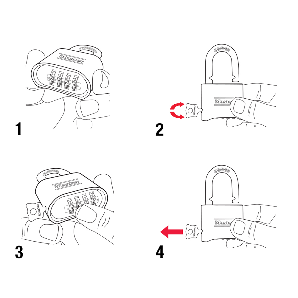 瑪斯特175MCND高安全性密碼掛鎖圖片2 瑪斯特175MCND高安全性密碼掛鎖圖片2