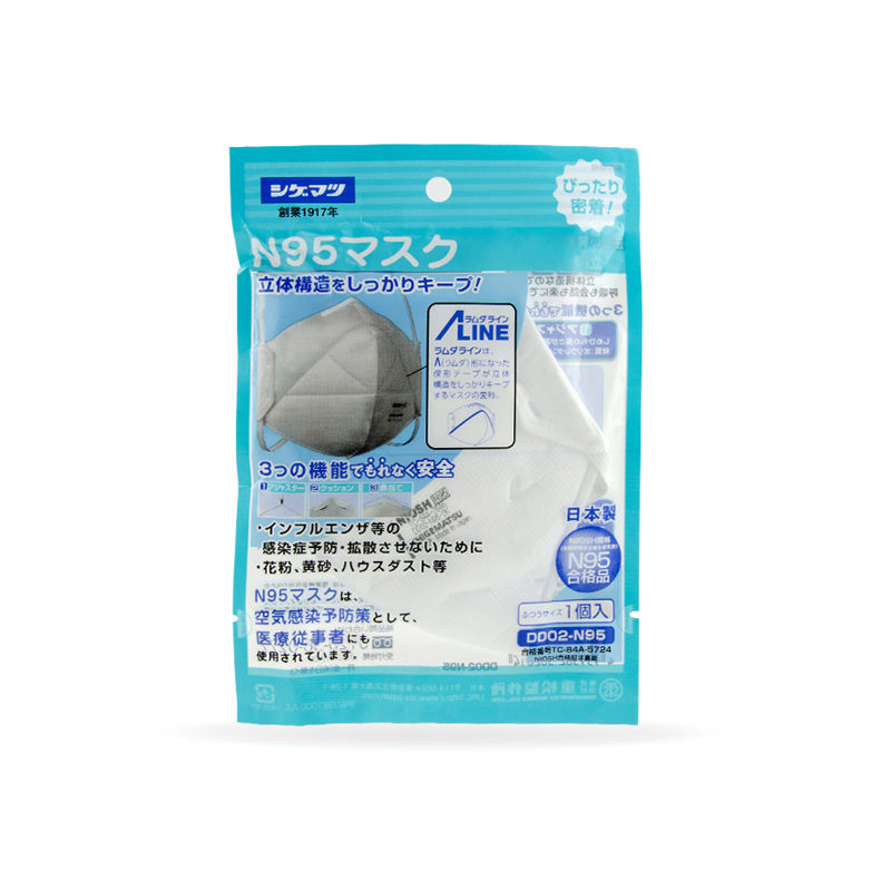 重松CDD02V KN95 2K防塵口罩圖片4