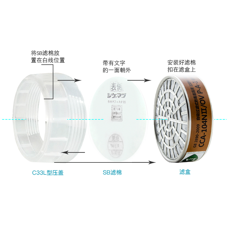 重松SB型濾棉圖片5