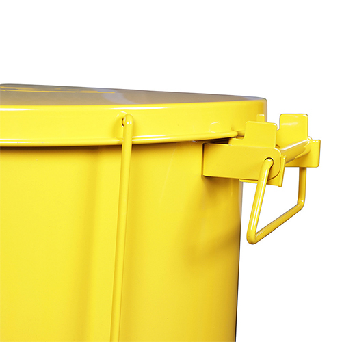 西斯貝爾WA8109700Y黃色防火垃圾桶圖片1