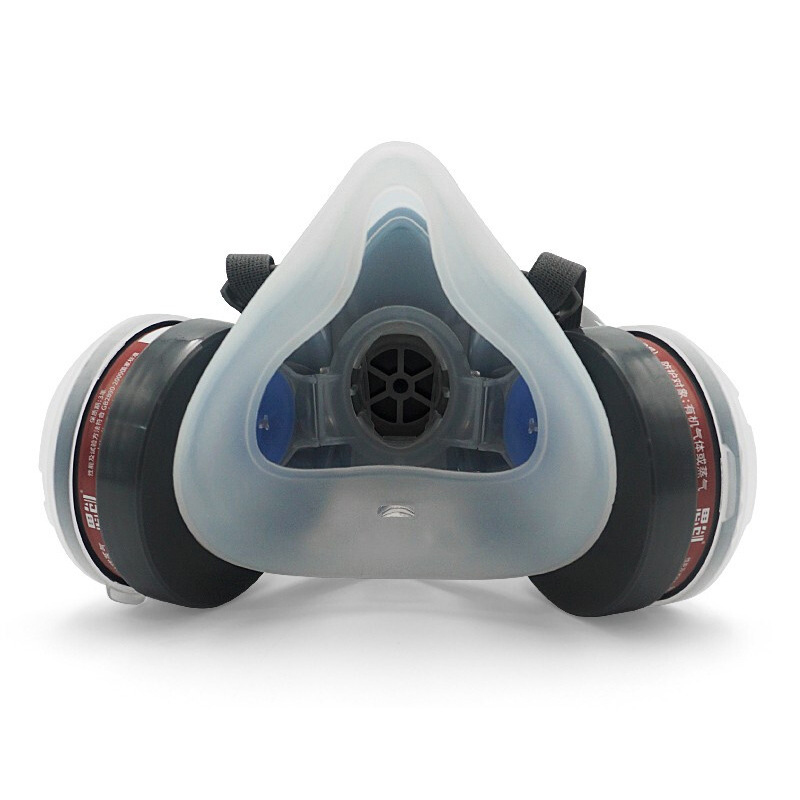 思創ST-M40-1B硅膠雙罐防毒面具圖片3