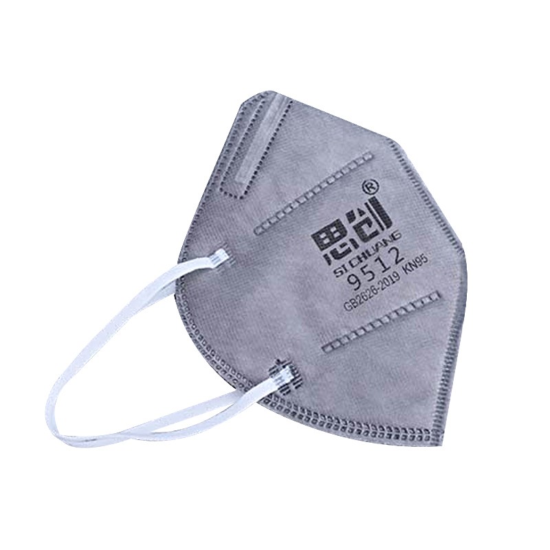 思創(chuàng)9512 556活性炭耳帶式KN95防塵口罩圖片2