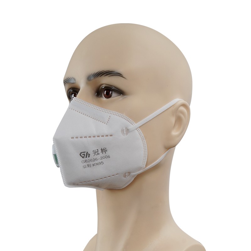 冠樺8861V折疊帶閥耳帶式KN95防塵口罩圖片3 冠樺8861V折疊帶閥耳帶式KN95防塵口罩圖片3