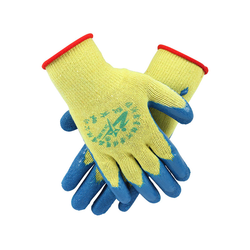 牛郎星紗線皺紋勞保手套圖片1