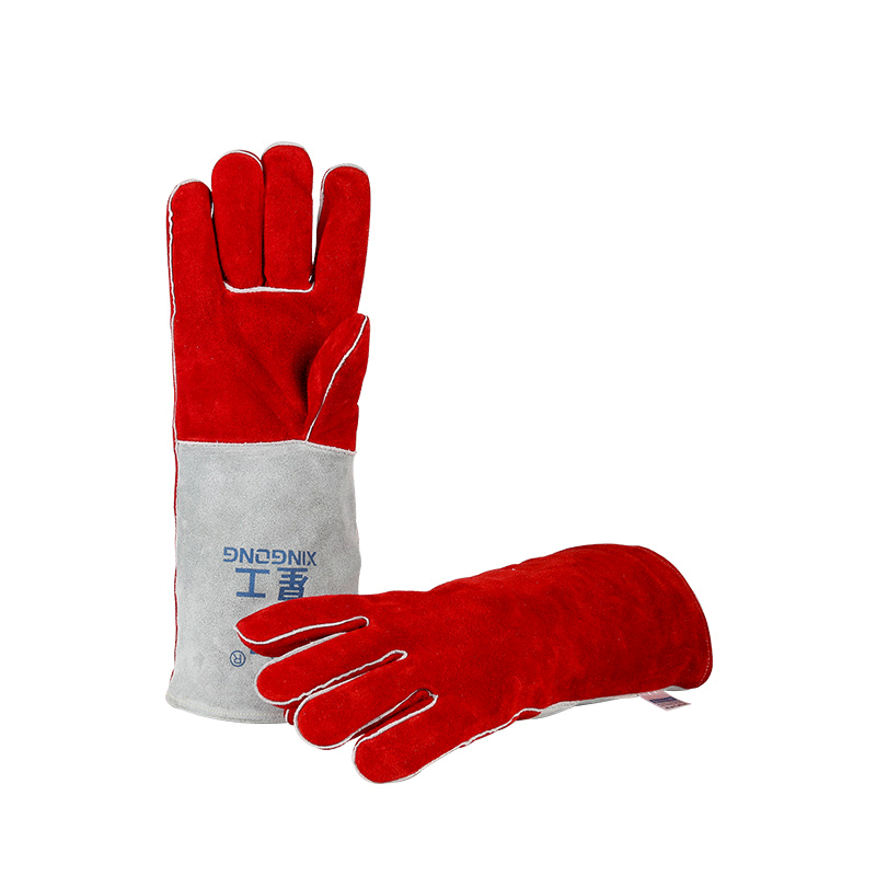 星工XGS-P4牛皮隔熱耐磨焊工手套圖片4