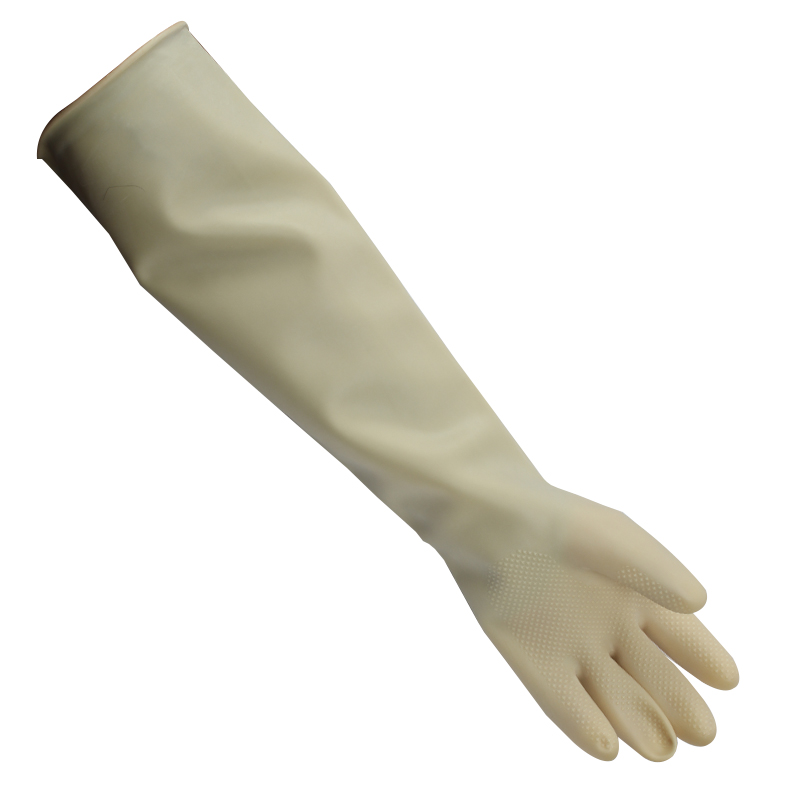 威蝶60B白色加厚乳膠手套圖片1