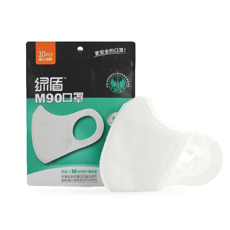 綠盾M90 3D防塵口罩圖片4