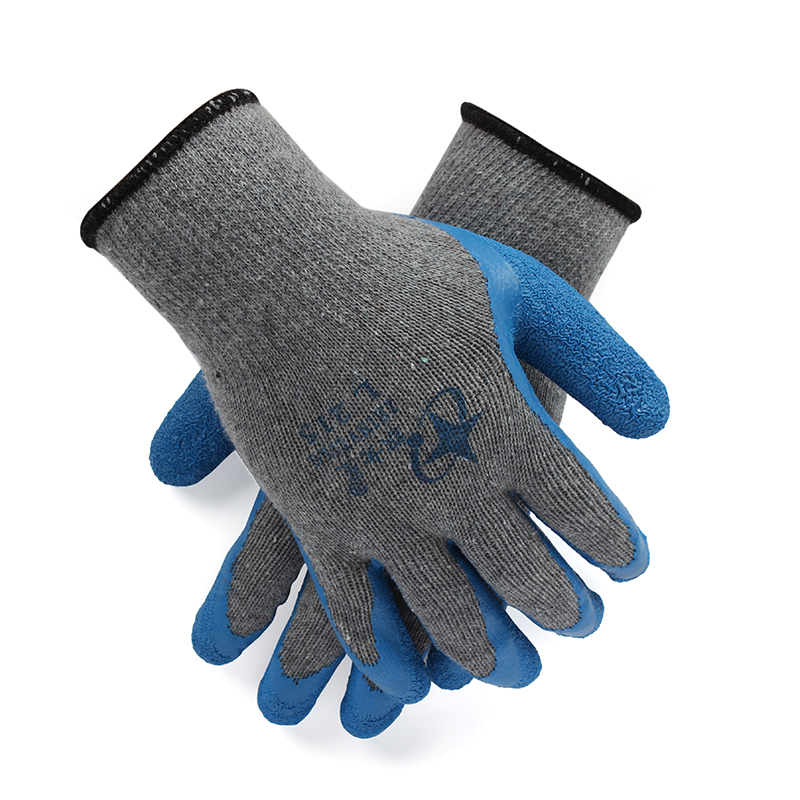 星宇L215織女星棉紗線乳膠勞保手套圖片2