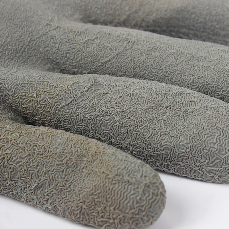 星宇L518滌綸乳膠皺紋半掛勞保手套圖片3