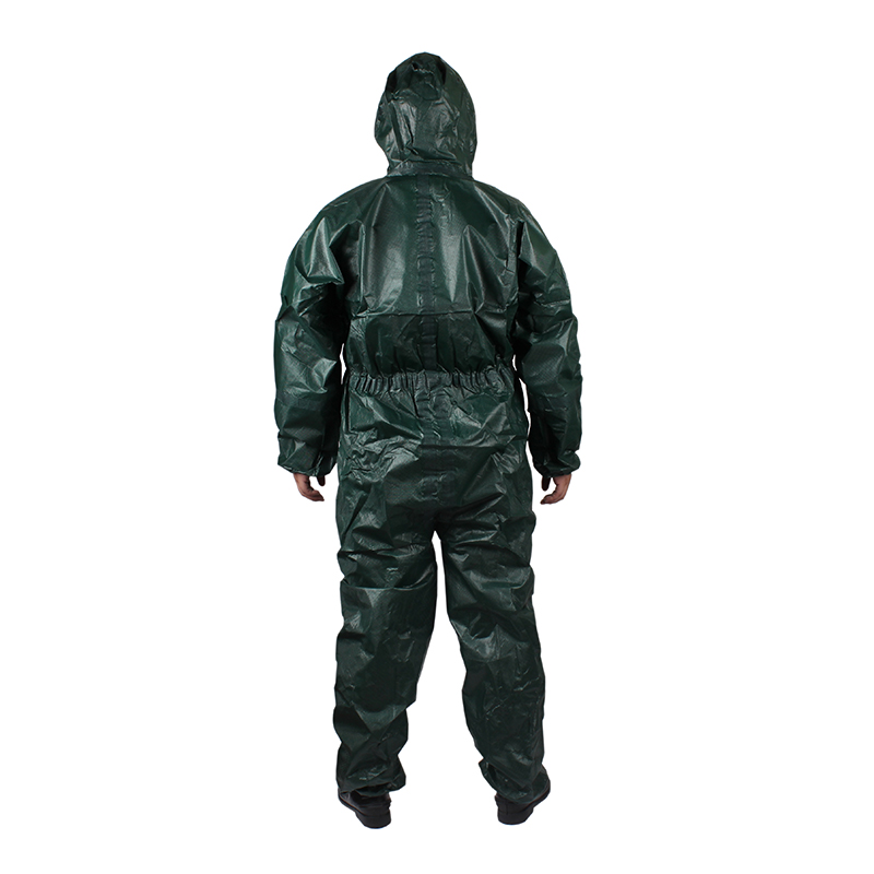 微護佳MC4000 GR40-T-99-111-03綠色雙袖連體防護服圖片1