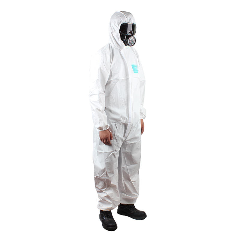 微護佳MG2000 WH20-B-99-157-02白色標準型有帽連體防護服圖片1