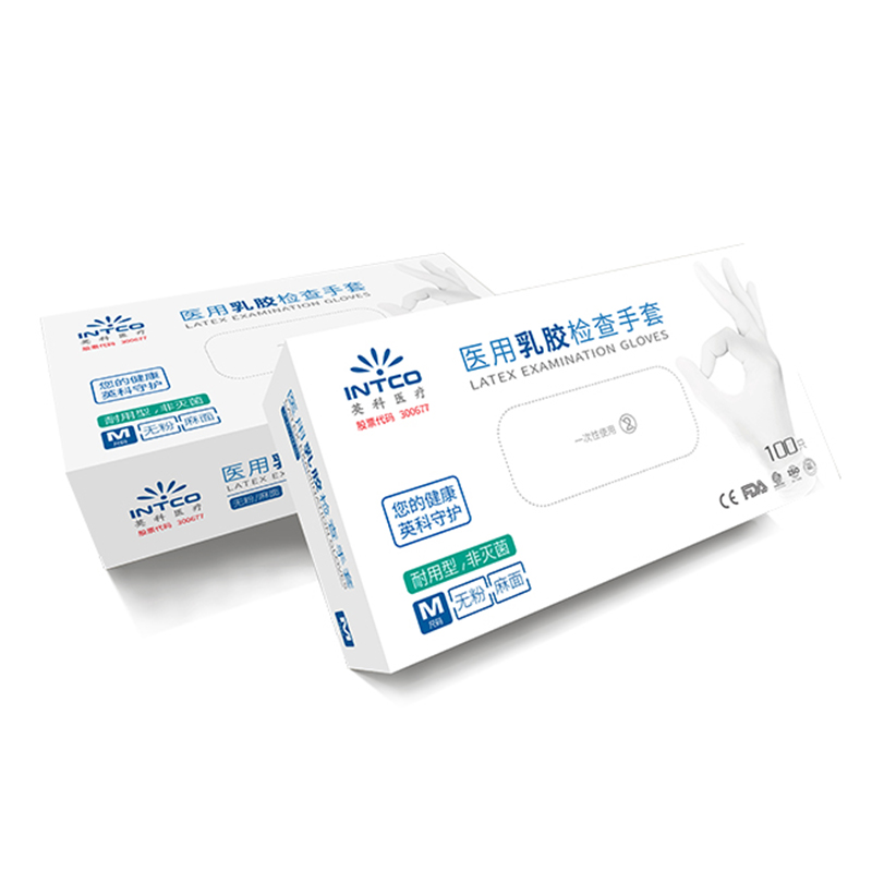 英科LGBCM1002白色乳膠醫用手套圖片4 英科LGBCM1002白色乳膠醫用手套圖片4