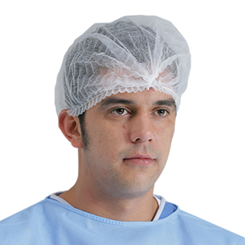 英科MC141001藍(lán)色一次性無紡布條形帽圖片1