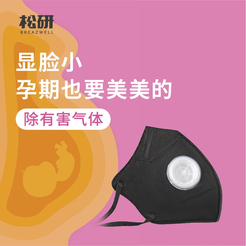 松研P80 kp95折疊式活性炭防塵口罩圖片1