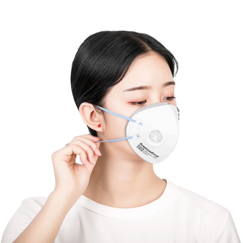 松研D60罩杯式帶閥KN95防塵口罩圖片1 松研D60罩杯式帶閥KN95防塵口罩圖片1