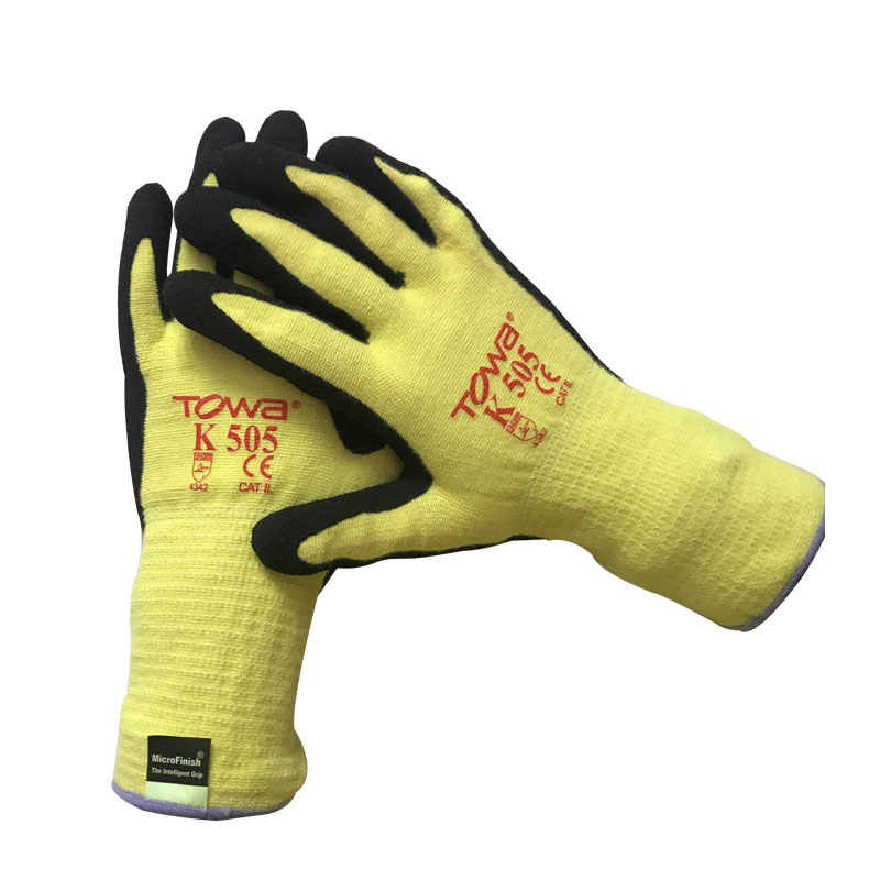 TOWA K-505丁腈涂掌耐磨防割手套圖片3