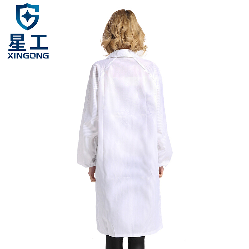  星工XGJ-6翻領(lǐng)防塵防靜電服圖片1