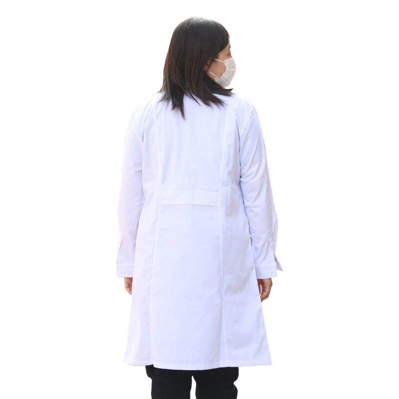 星工XG-DG3實驗室食品衛生長袖白大褂 工作服圖片1