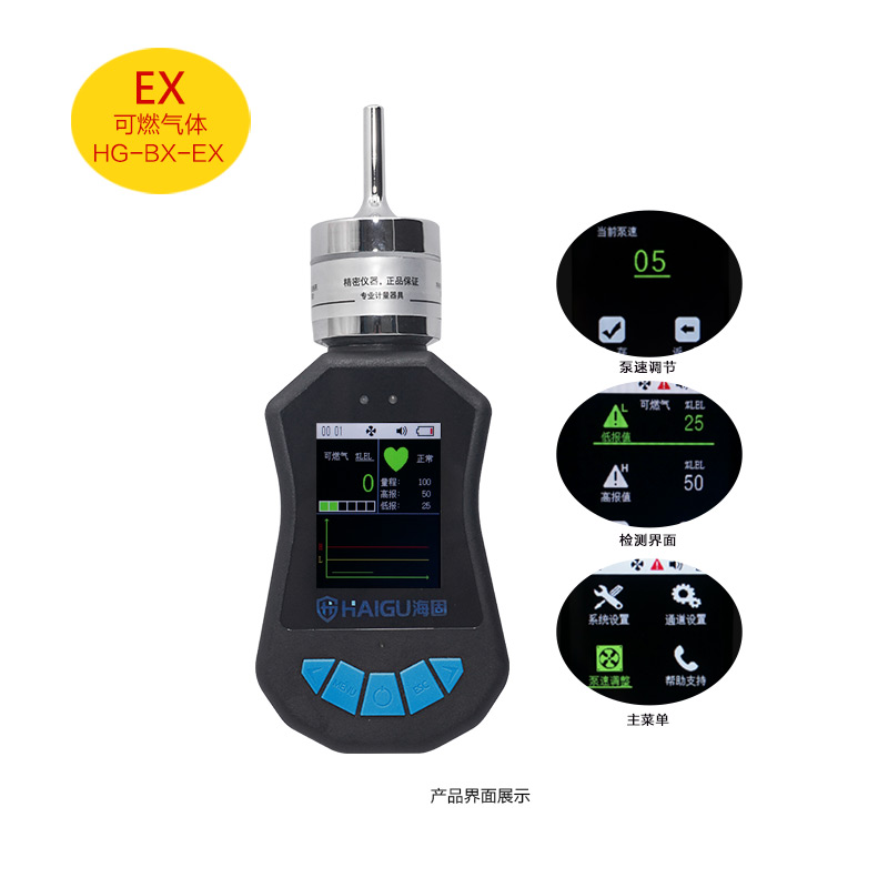 海固HG-BX-EX可燃?xì)怏w泵吸式氣體檢測儀圖片1