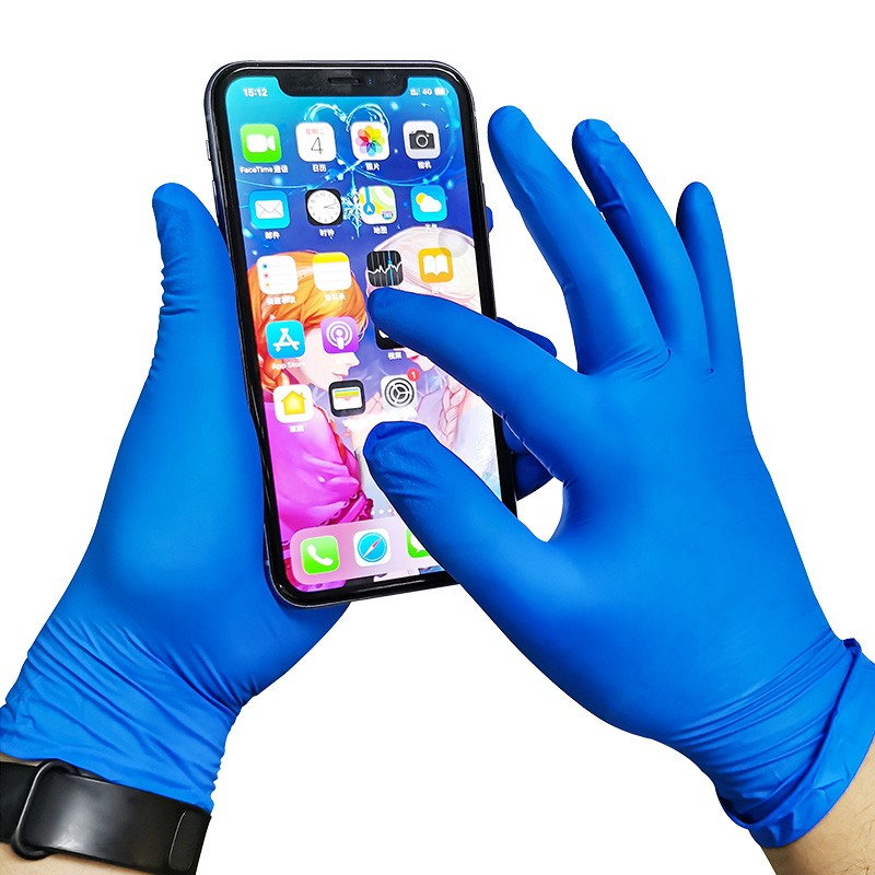 愛馬斯APFNCHD48100藍(lán)色一次性丁腈手套特大號(hào)圖片1